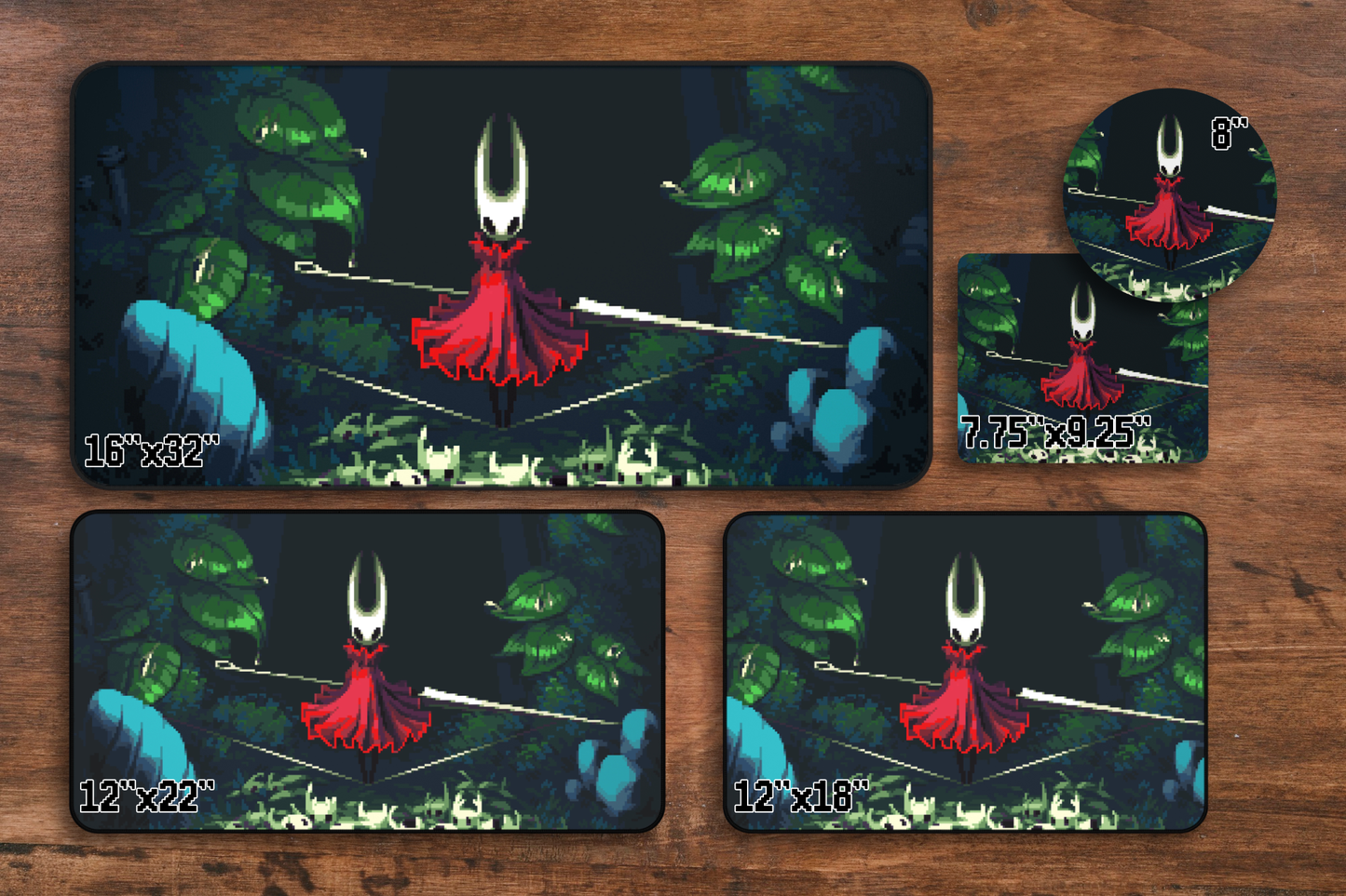 Hornet Hollow Knight Silksong Desk Mat & Mouse Pad