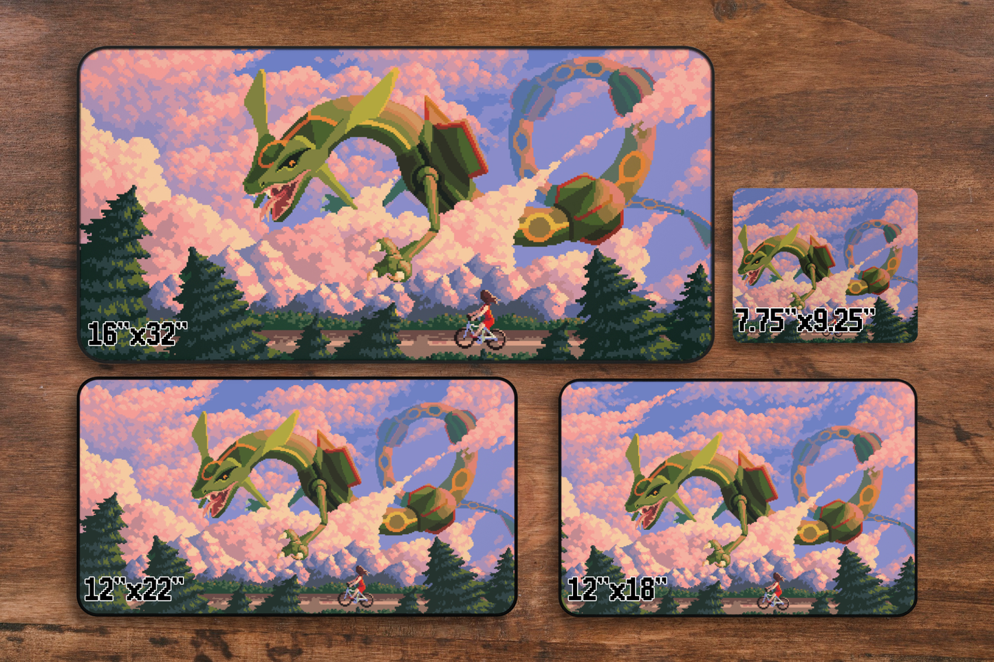 Rayquaza Desk Mat & Mouse Pad