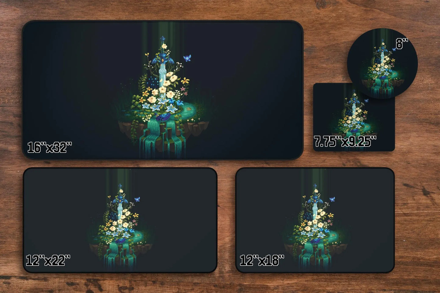 Master Sword TLOZ Desk Mat & Mouse Pad