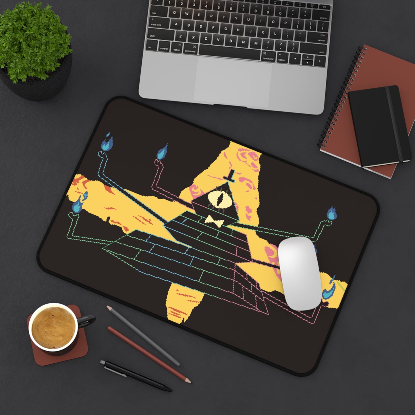 Bill Cipher Gravity Falls Desk Mat