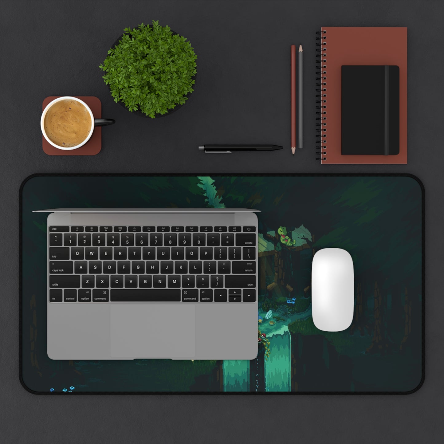 May Emerald Desk Mat & Mouse Pad