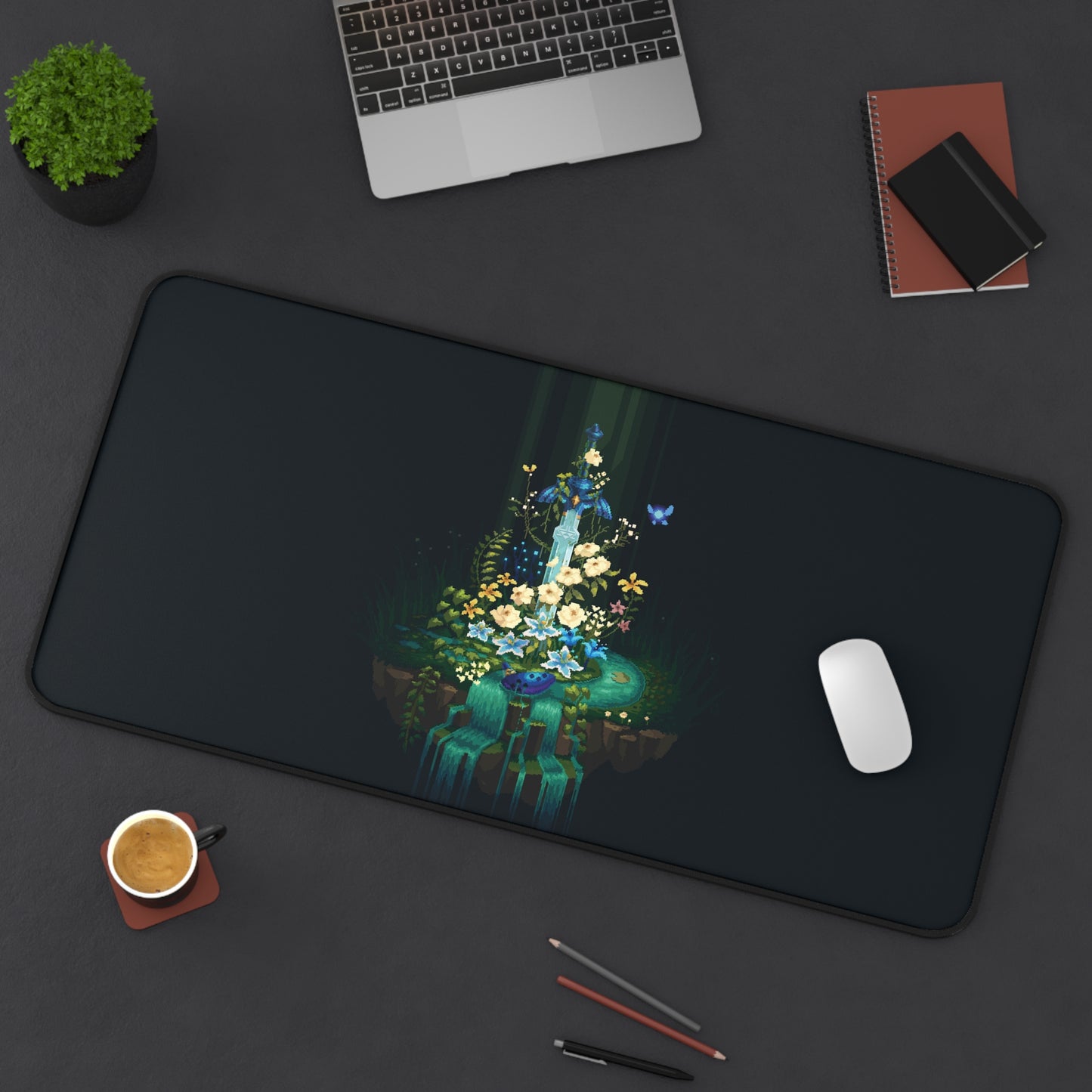 Master Sword TLOZ Desk Mat & Mouse Pad