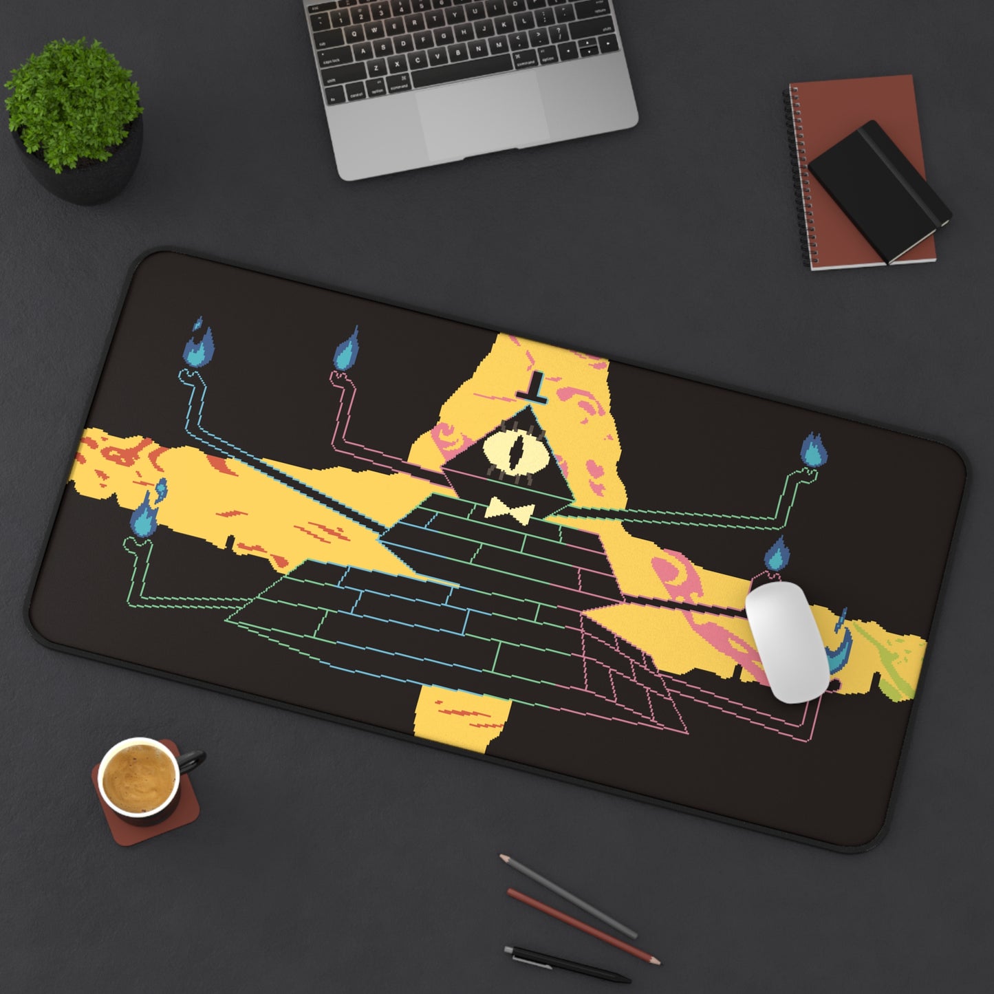 Bill Cipher Gravity Falls Desk Mat