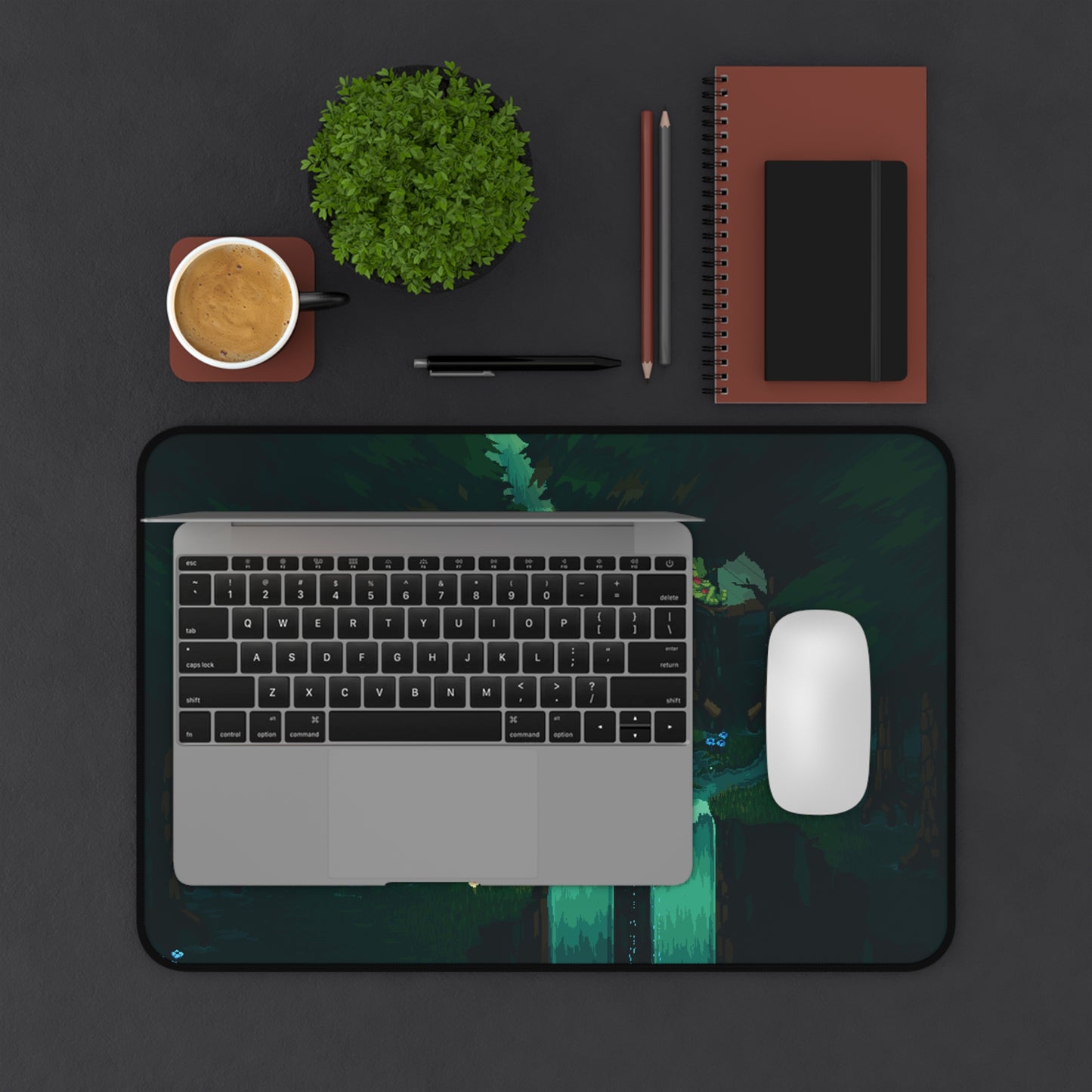 May Emerald Desk Mat & Mouse Pad