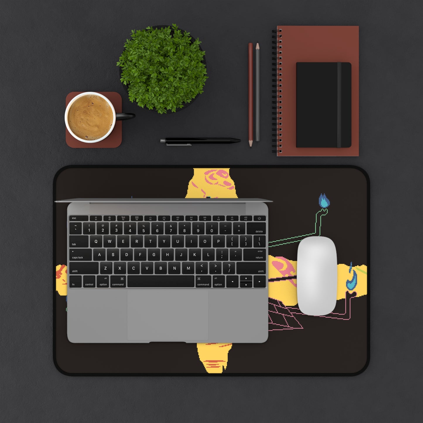 Bill Cipher Gravity Falls Desk Mat