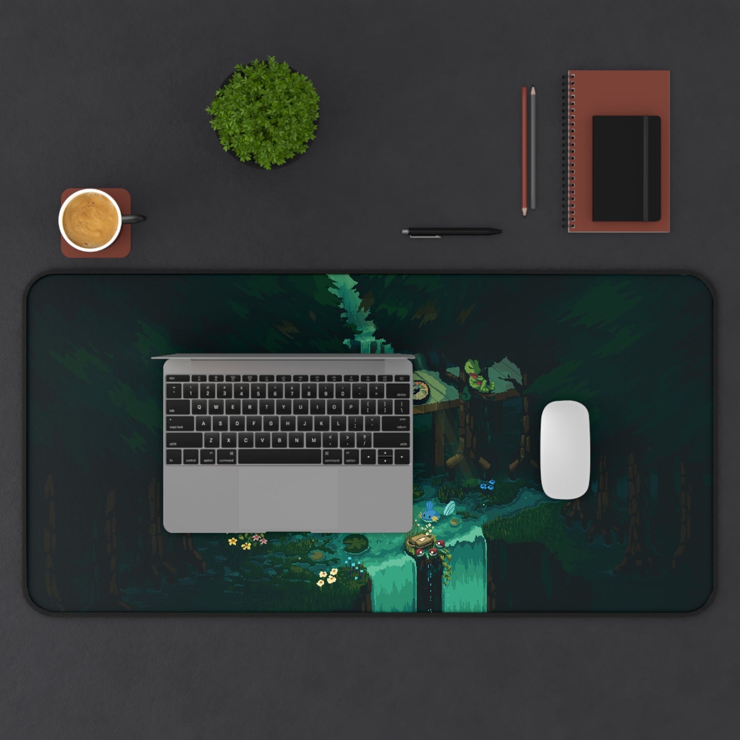 May Emerald Desk Mat & Mouse Pad