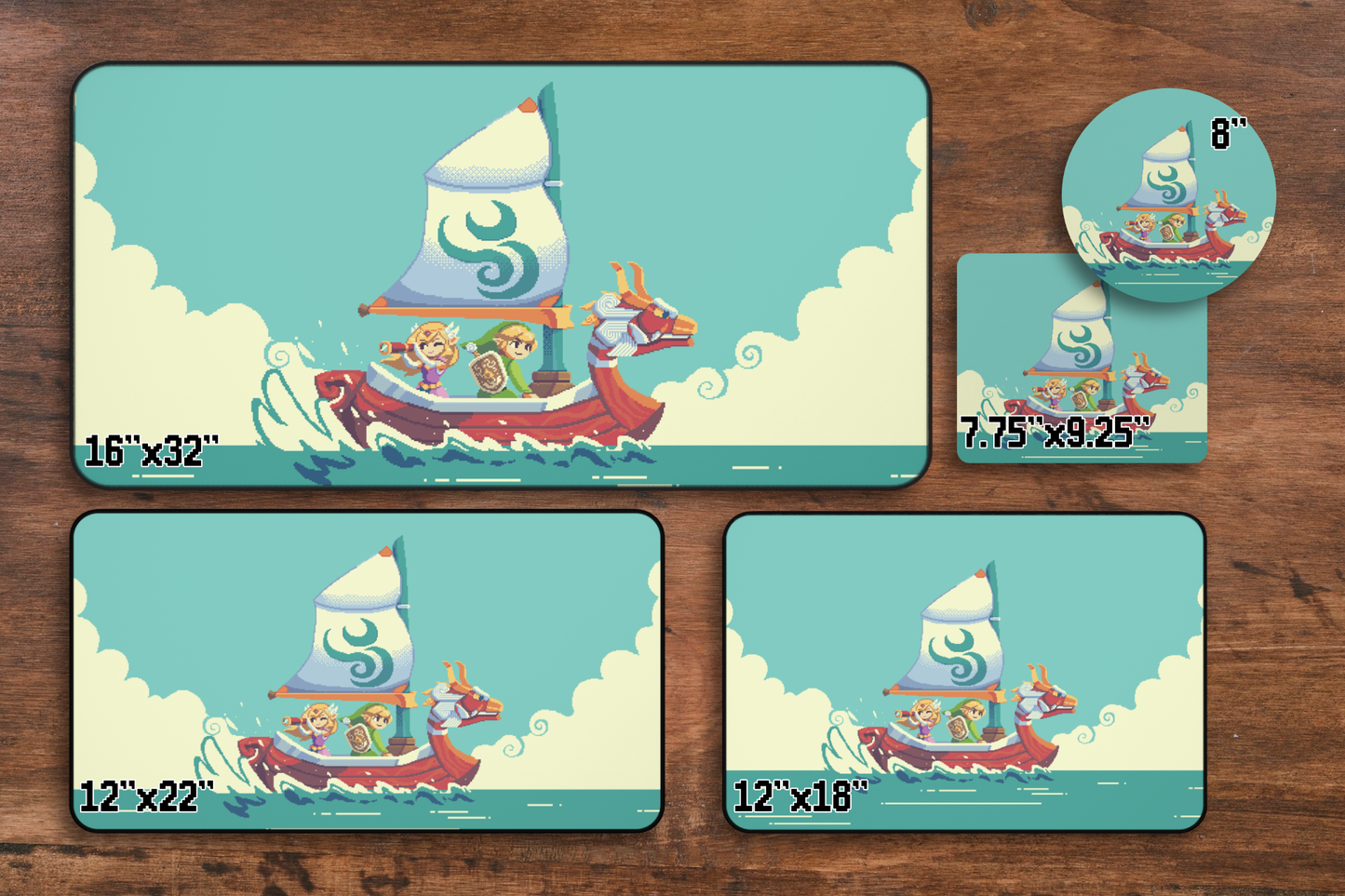 Wind Waker TLOZ Desk Mat & Mouse Pad
