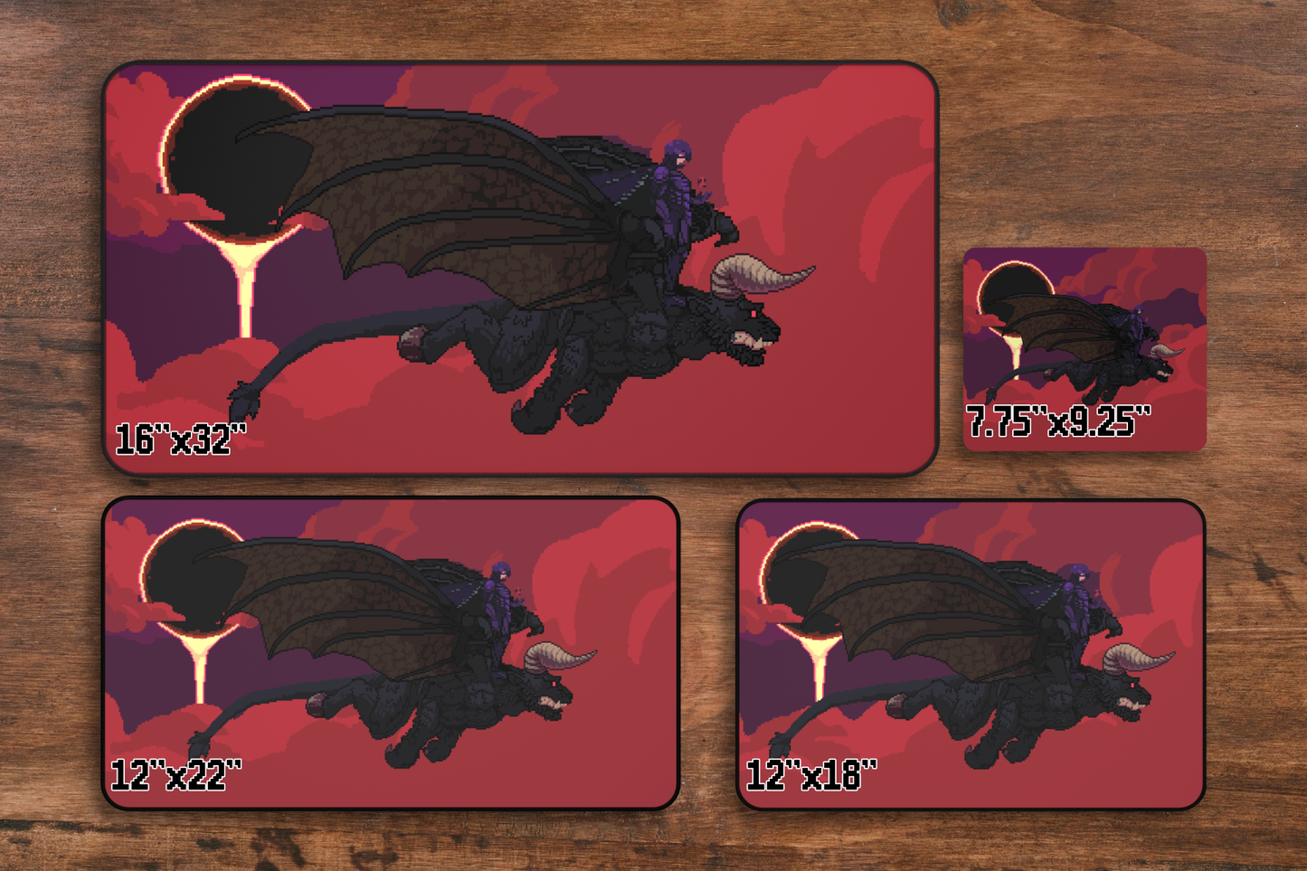 Griffith and Zodd Berserk Desk Mat & Mouse Pad