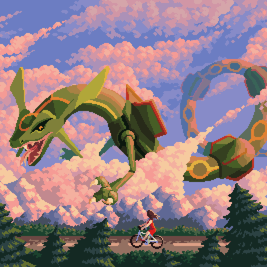 Rayquaza Bike - Digital Item