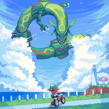 Rayquaza Emerald - Digital Item