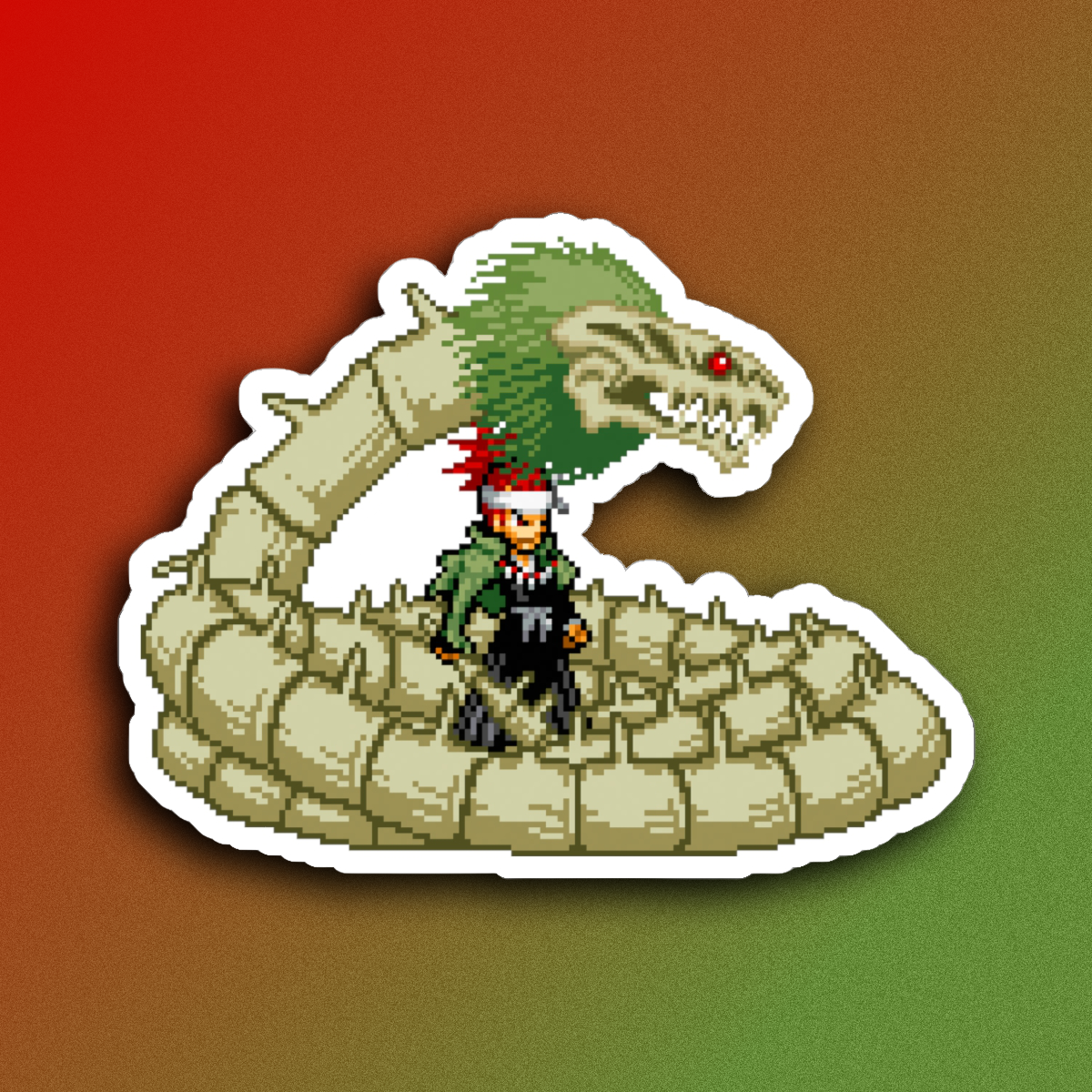 Renji Bleach- Kiss-Cut Sticker