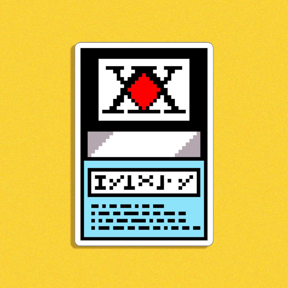 License HxH - Kiss-Cut Sticker