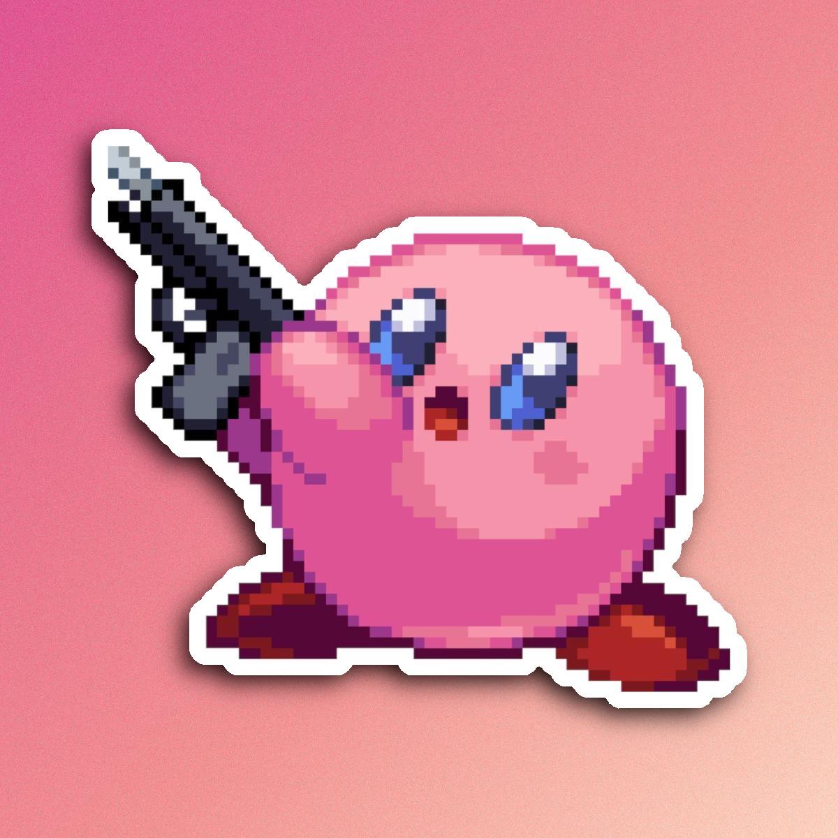 Kirby from LATAM - Kiss-Cut Sticker