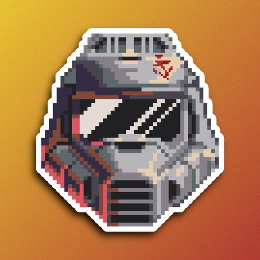 Doom Slayer Helmet - Kiss-Cut Sticker
