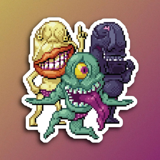 Ojama Trio YGO - Kiss-Cut Sticker