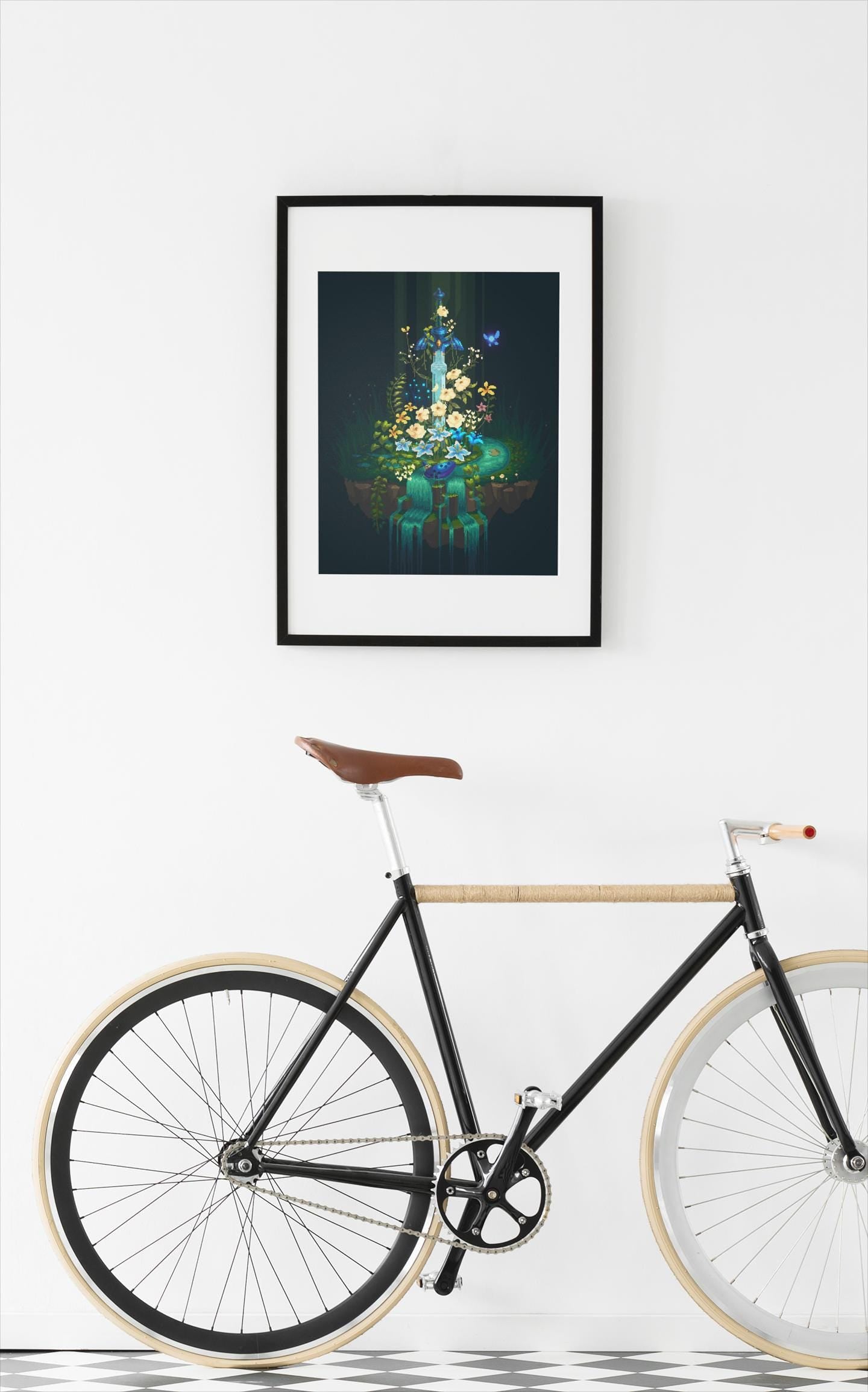 Master Sword TLOZ Museum-Quality Matte Paper Poster