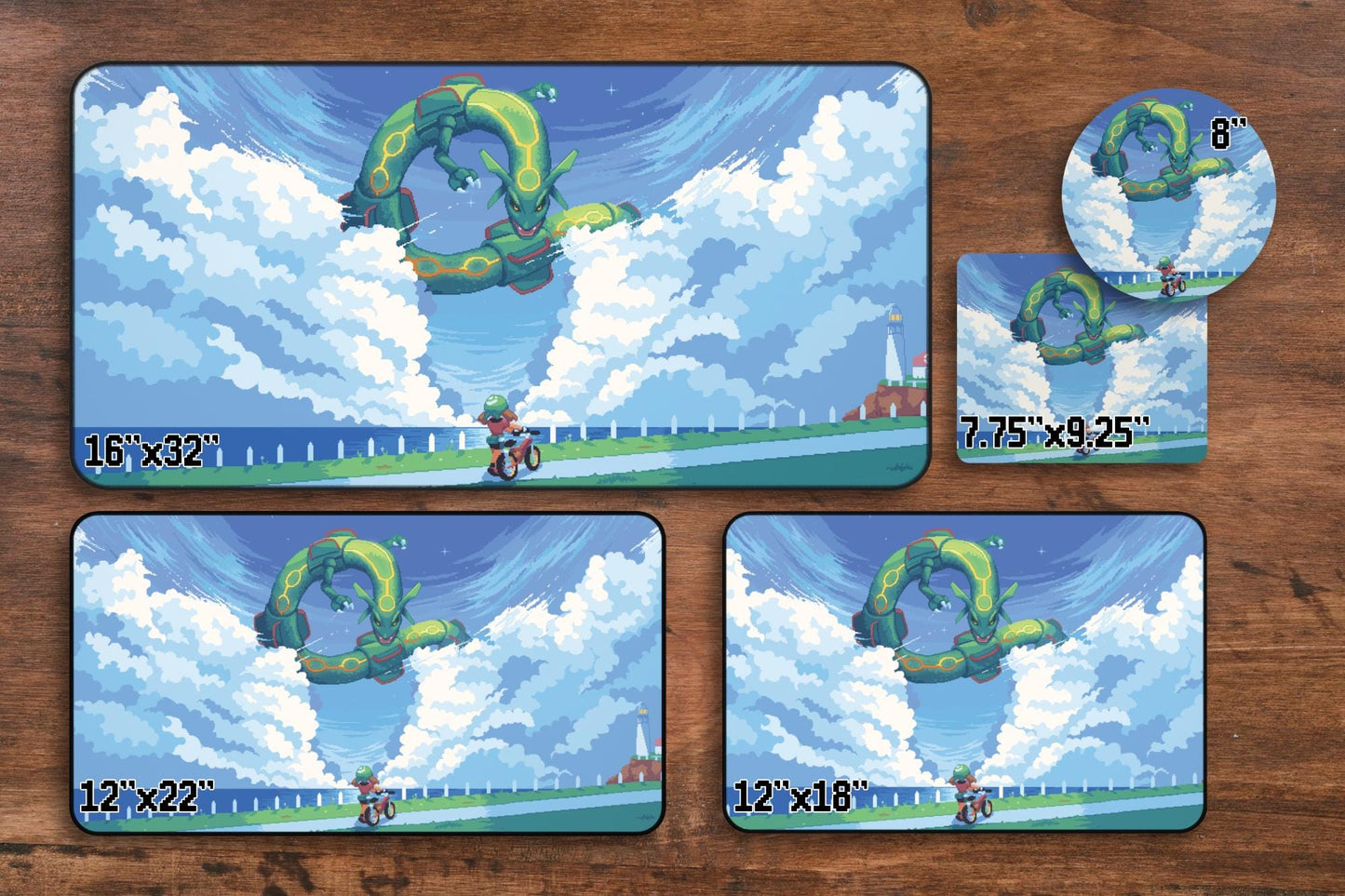 Rayquaza II Desk Mat & Mouse Pad
