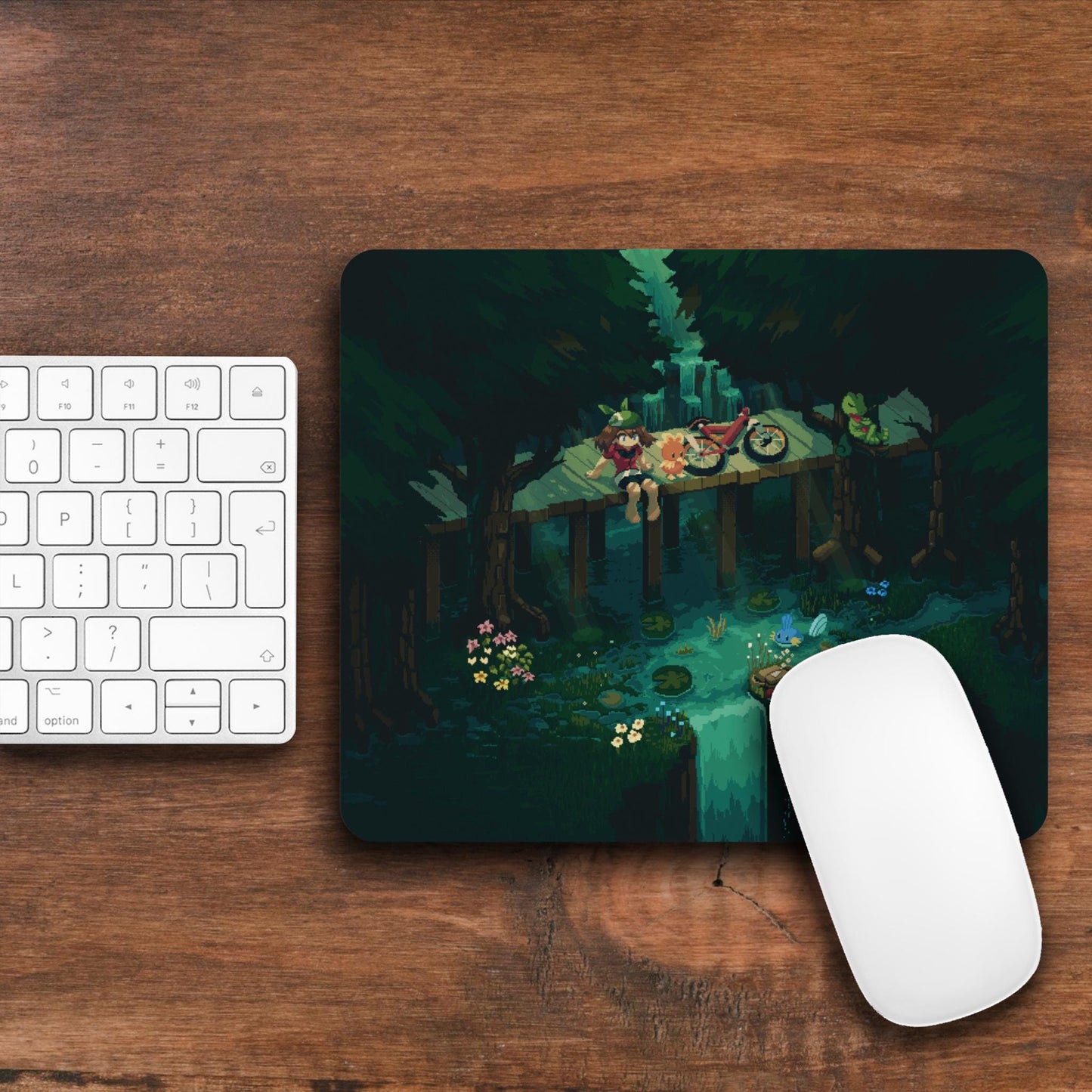 May Emerald Desk Mat & Mouse Pad