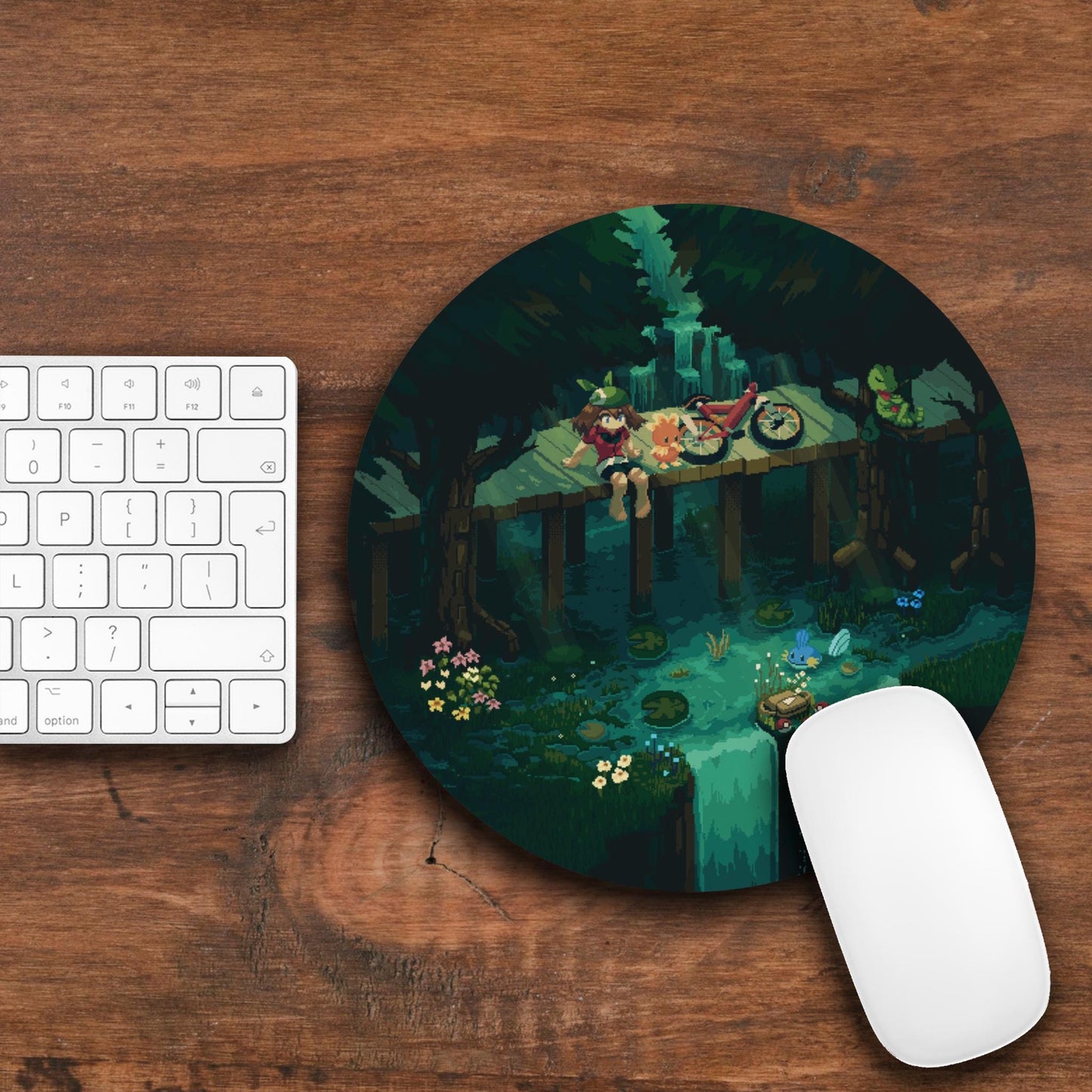 May Emerald Desk Mat & Mouse Pad