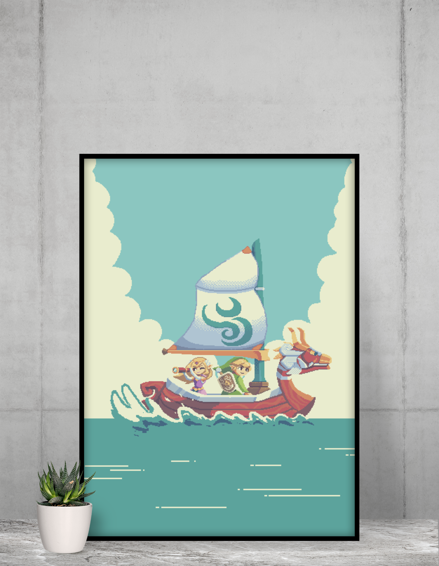Wind Waker TLOZ Museum-Quality Matte Paper Poster