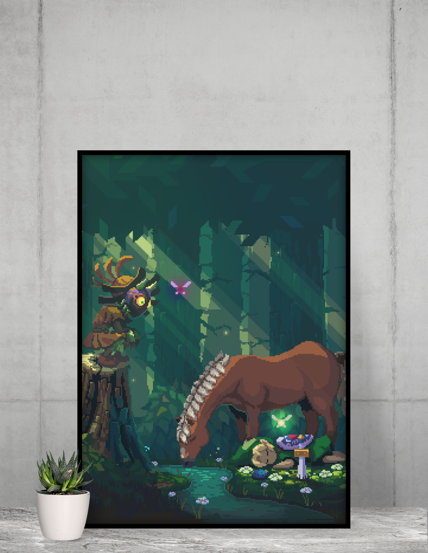 Majora's Mask TLOZ Museum-Quality Matte Paper Poster